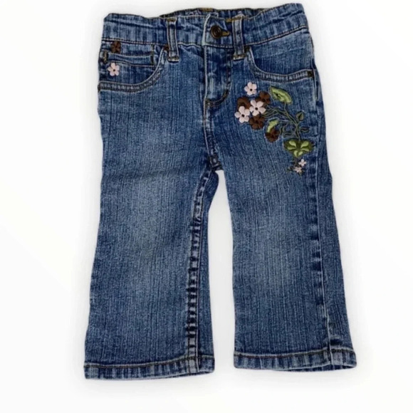 RUGGED BEAR CHEROKEE GUC GIRLS BOUTIQUE PANTS BOTTOMS DENIM JEANS PURPLE SIZE 3 - Picture 8 of 13